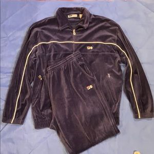 Men’s classic FILA velour